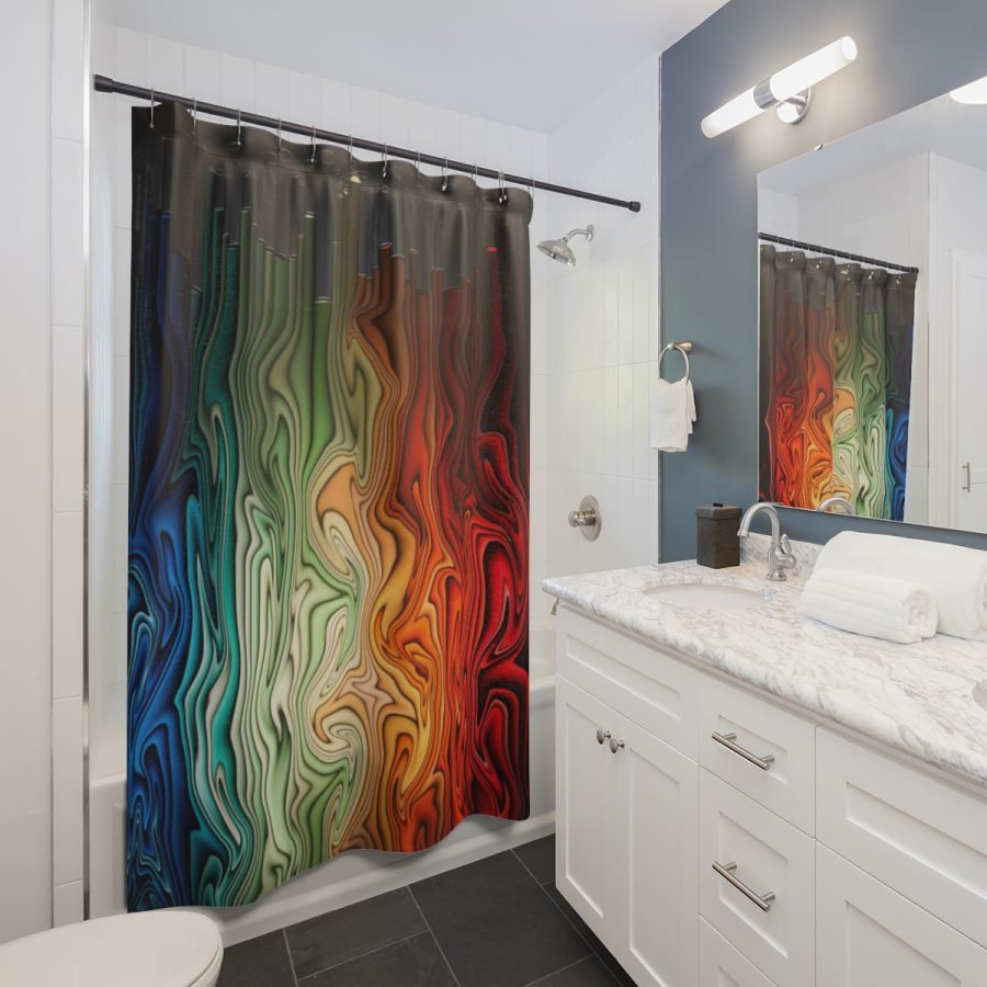 Color Space Shower Curtains - Image 2