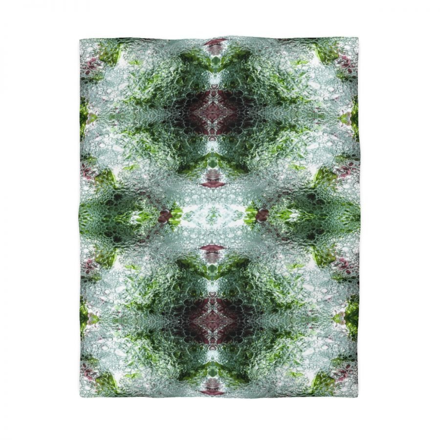 Seaweed 100% Polyester Duvet Cover - Image 4