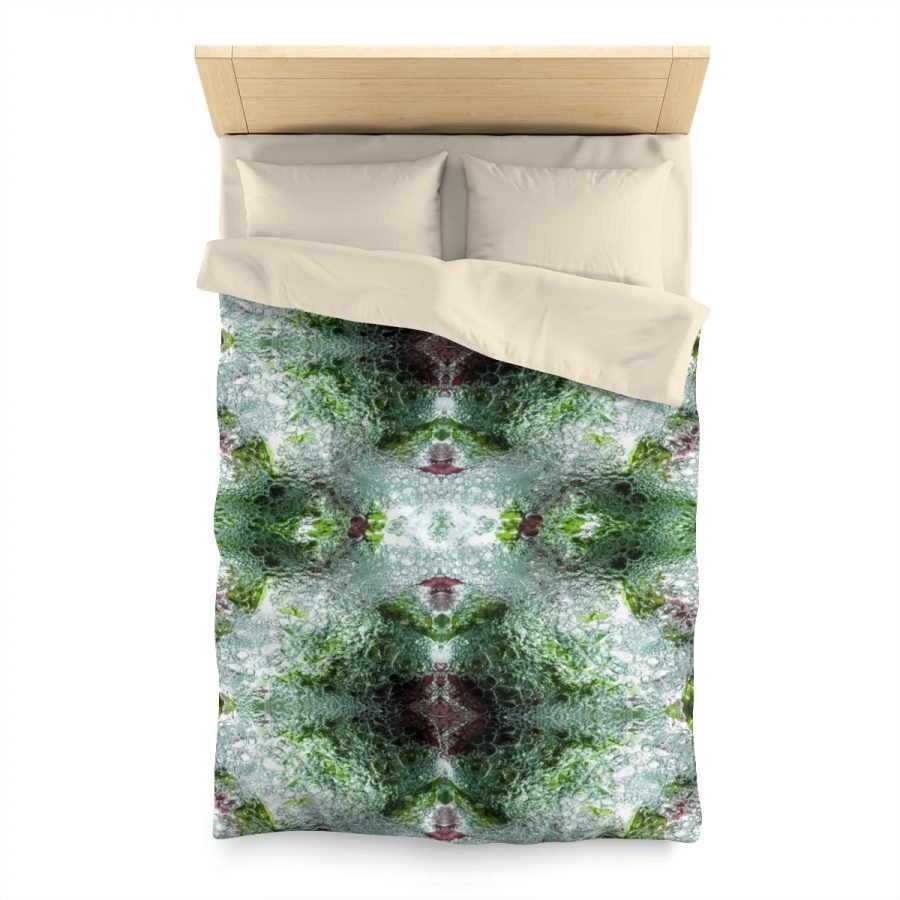 Seaweed 100% Polyester Duvet Cover - Image 5