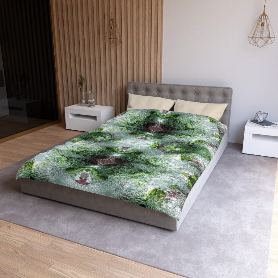 Seaweed 100% Polyester Duvet Cover - Image 6