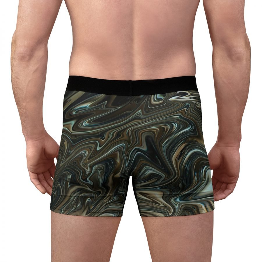Liquid Green Men's Boxer Briefs - Image 4
