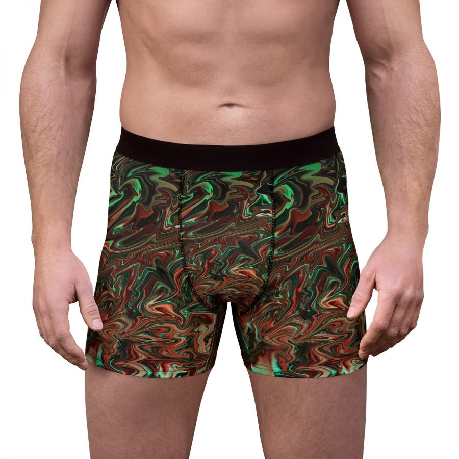 Liquid Red Men's Boxer Briefs - Image 3