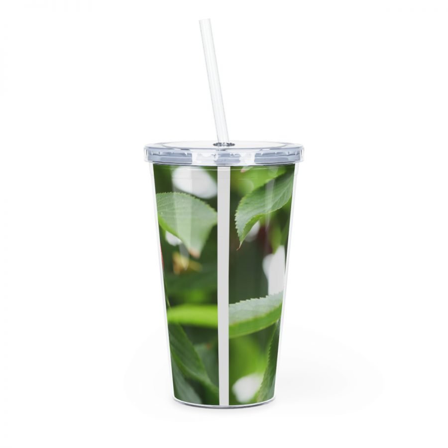 Plastic Tumbler with Straw - Image 5