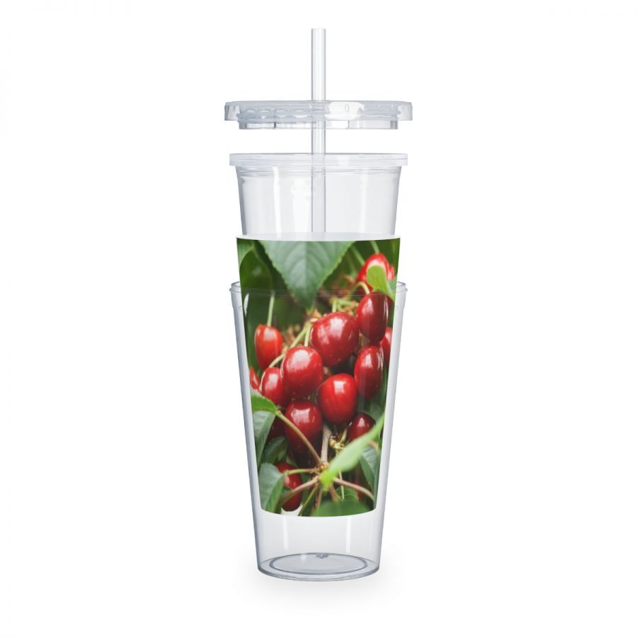 Plastic Tumbler with Straw - Image 6